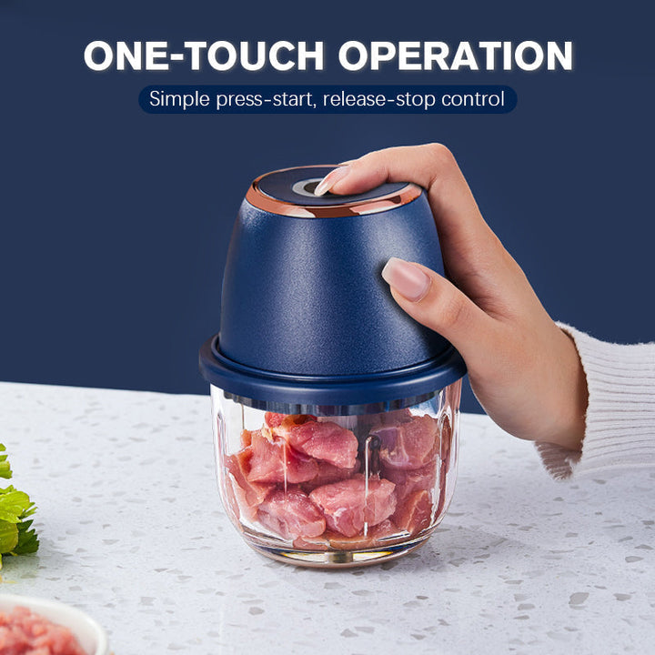 💎50% OFF! 💎 Powerful Large-Capacity Electric Food Chopper – Robust Motor, Smart Design &amp; Stainless Steel Blades
