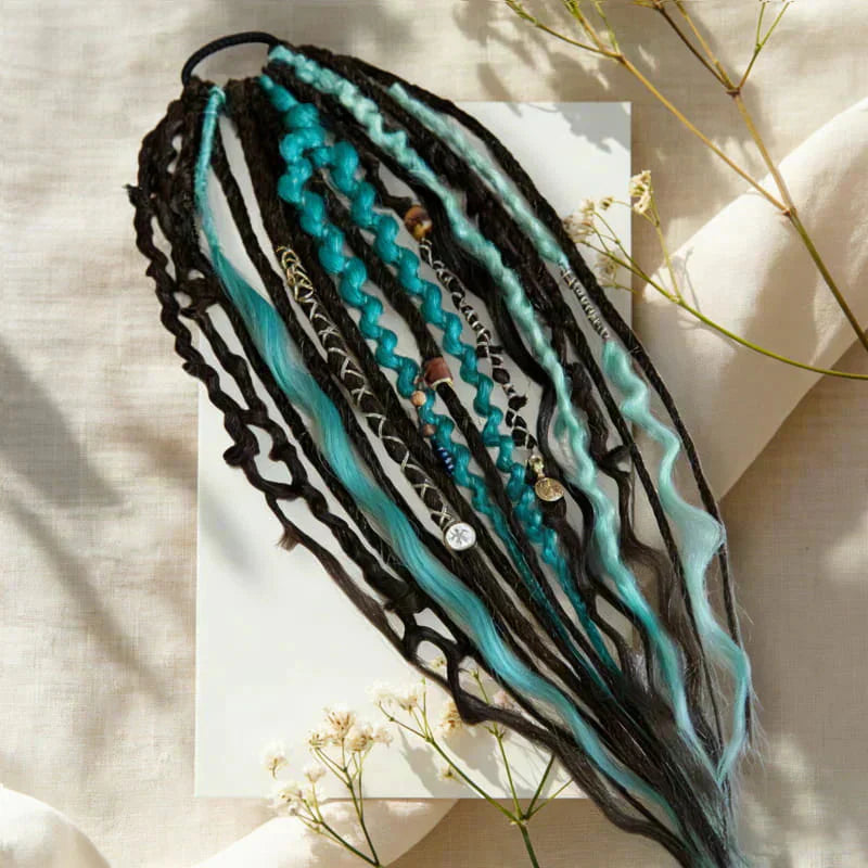 🏆NEW YEAR SALE 49% OFF👩🏼‍🦱Elastic Dread Ponytail Salty Soul