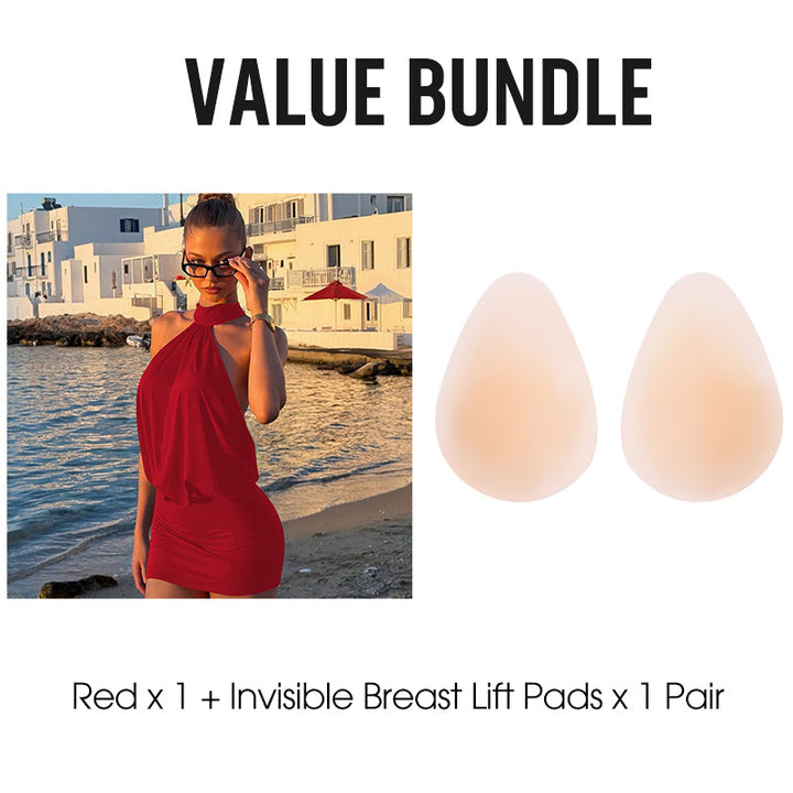 Sexy halter backless bodycon mini-jurk