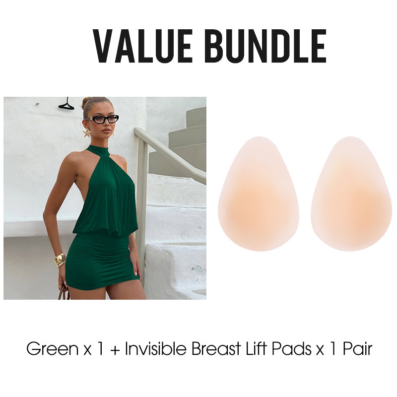 Sexy halter backless bodycon mini-jurk