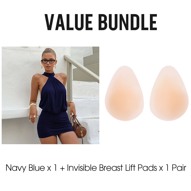 Sexy halter backless bodycon mini-jurk