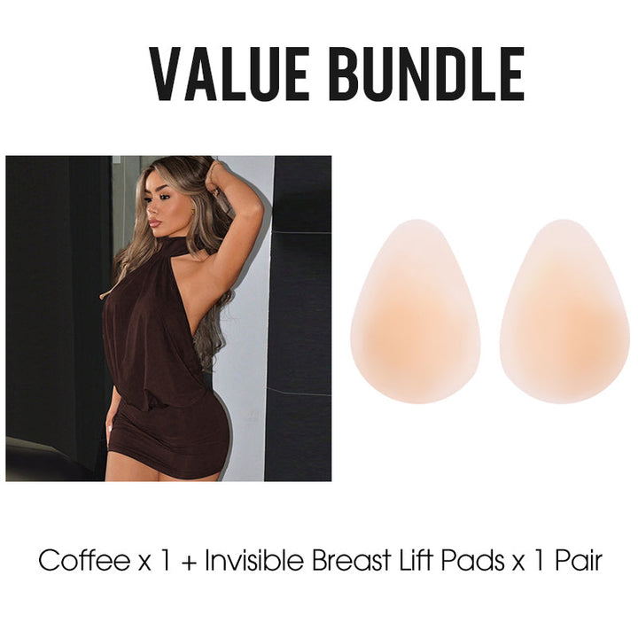 Sexy halter backless bodycon mini-jurk