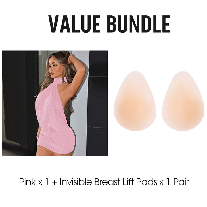 Sexy halter backless bodycon mini-jurk