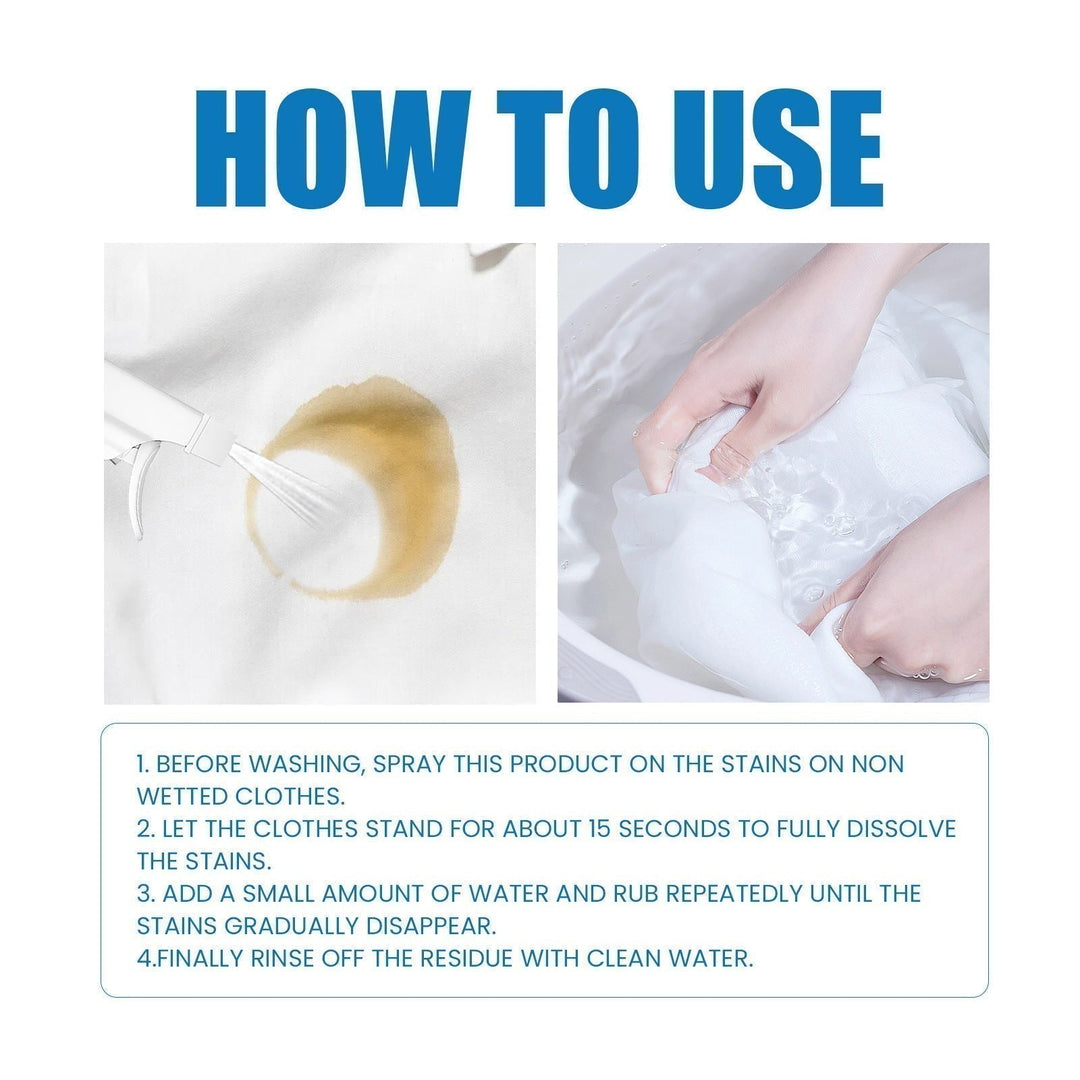 ⏰ Now only 50% off!🔥Buy 2 Get 1 Free🔥Powerful Laundry Stain Remover Spray