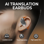 Écouteurs Bluetooth avec traduction IA - 50 % de réduction - Offre spéciale 2025