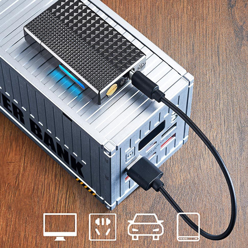 Smart Voice-Activated Metal Lighter with 4 Ignition Modes