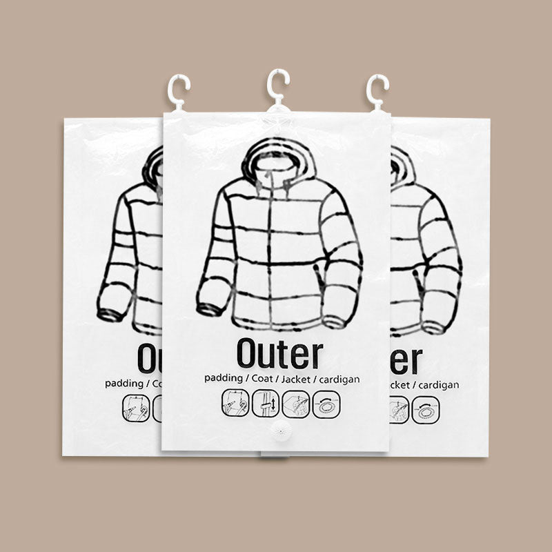 🧥Hanging Vacuum Storage Bags – Hanging Design for Wardrobe, Air Vacuum Compression, Waterproof Dustproof &amp; Space-Saving 🧹