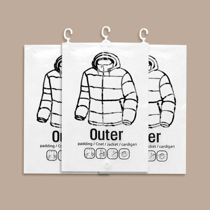 🧥Hanging Vacuum Storage Bags – Hanging Design for Wardrobe, Air Vacuum Compression, Waterproof Dustproof &amp; Space-Saving 🧹