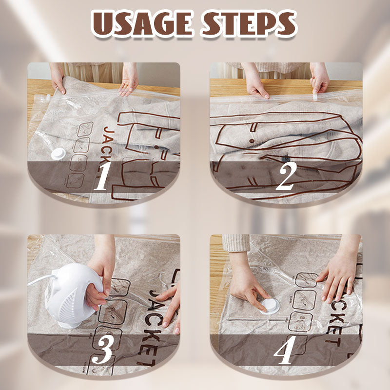 🧥Hanging Vacuum Storage Bags – Hanging Design for Wardrobe, Air Vacuum Compression, Waterproof Dustproof &amp; Space-Saving 🧹