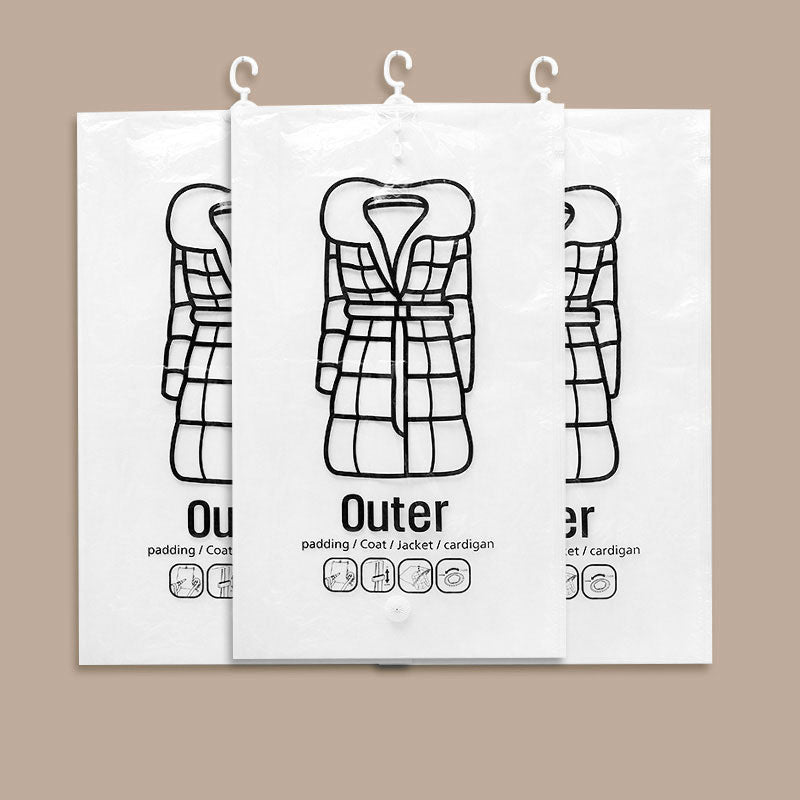 🧥Hanging Vacuum Storage Bags – Hanging Design for Wardrobe, Air Vacuum Compression, Waterproof Dustproof &amp; Space-Saving 🧹