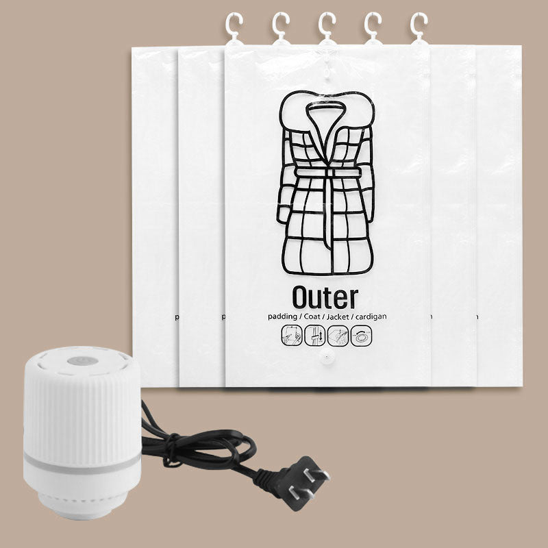 🧥Hanging Vacuum Storage Bags – Hanging Design for Wardrobe, Air Vacuum Compression, Waterproof Dustproof &amp; Space-Saving 🧹