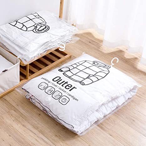 🧥Hanging Vacuum Storage Bags – Hanging Design for Wardrobe, Air Vacuum Compression, Waterproof Dustproof &amp; Space-Saving 🧹