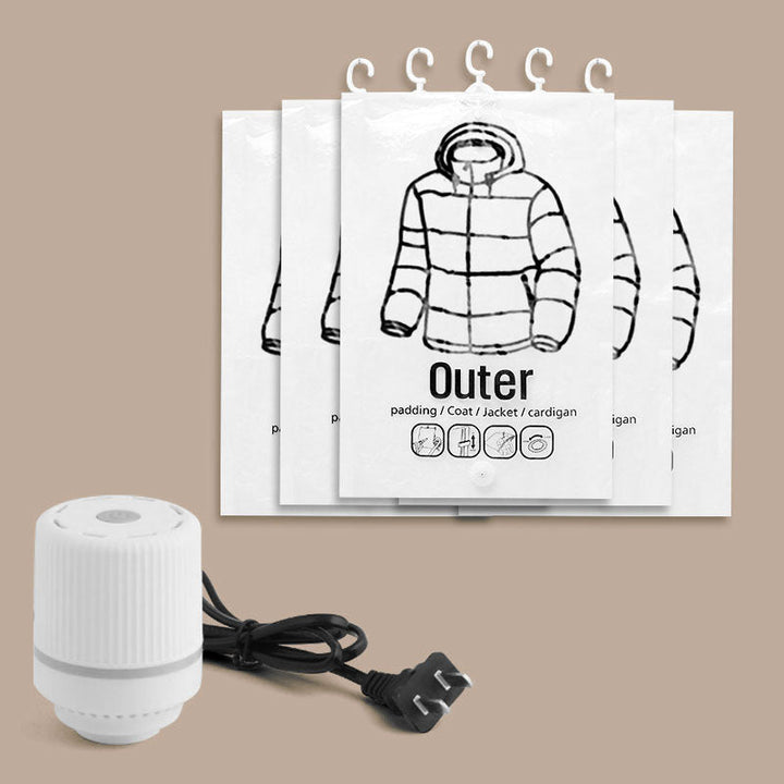 🧥Hanging Vacuum Storage Bags – Hanging Design for Wardrobe, Air Vacuum Compression, Waterproof Dustproof &amp; Space-Saving 🧹