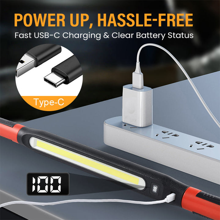 📢 Limited-time 50% off offer! 💡 4-in-1 Rechargeable Work Light – Hands-Free, Anywhere