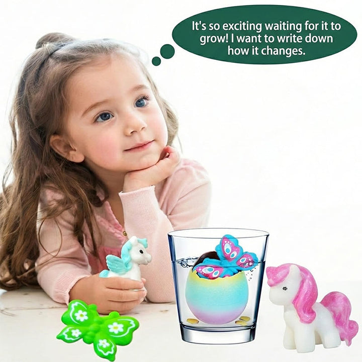 Magic Hatching Egg Toy - 6 Pack Growing Dinosaur Eggs