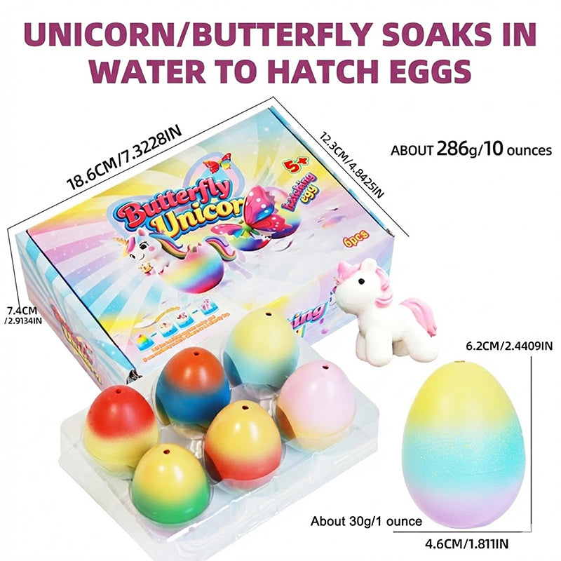 Magic Hatching Egg Toy - 6 Pack Growing Dinosaur Eggs