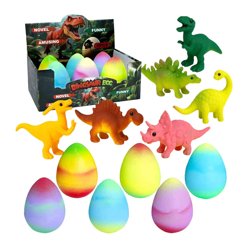 Magic Hatching Egg Toy - 6 Pack Growing Dinosaur Eggs