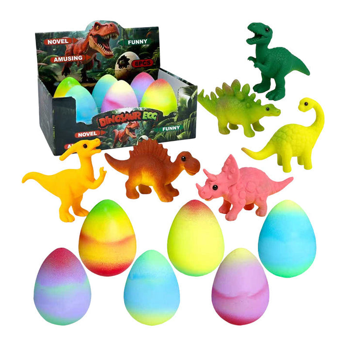 Magic Hatching Egg Toy - 6 Pack Growing Dinosaur Eggs