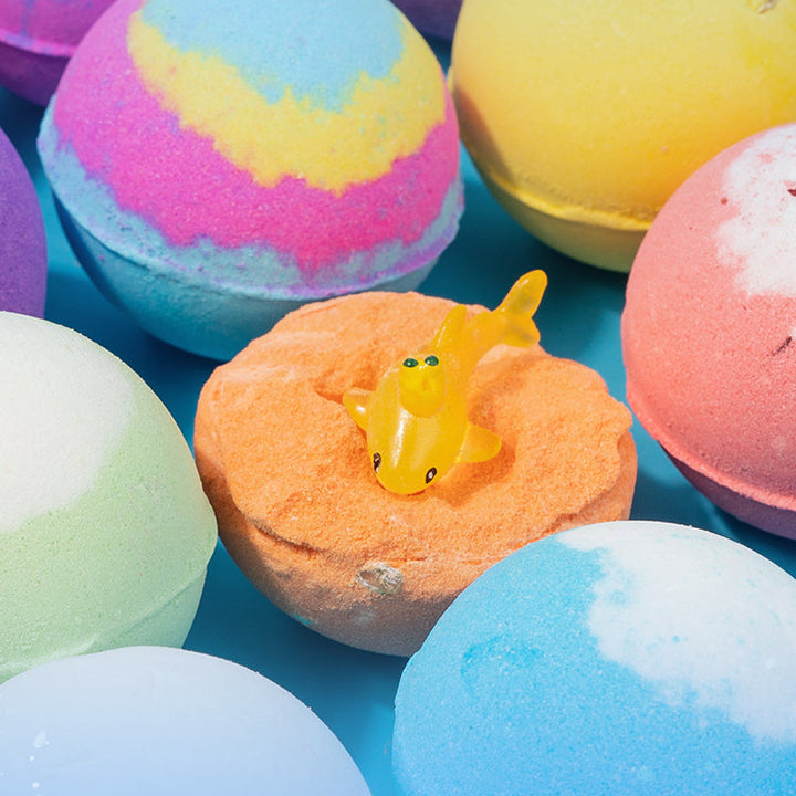 🛁 60 % RABATT |🌊 Badebomber med havtema | 60 g * 12 stk, skummende badetid &amp;  Morsom gaveidé ✨