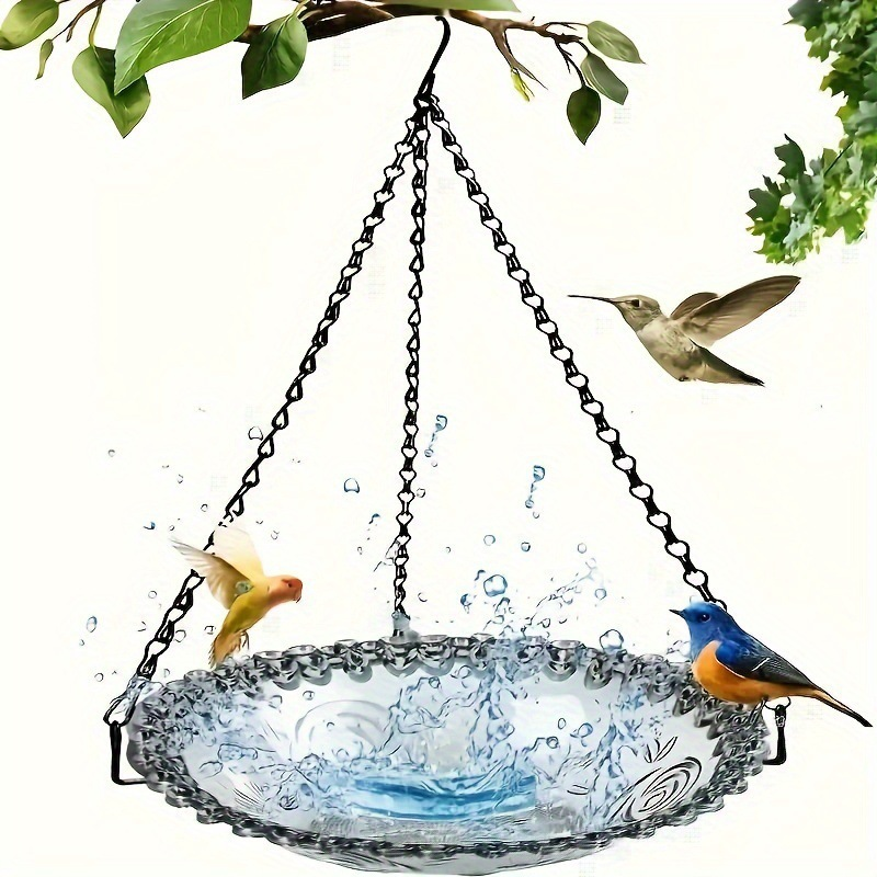 🥳2026 HOT SALE🥳💞50K+ SOLD!🐦🌧️ 50% OFF! Vintage-Style Bird Feeder with Bath – Hangs anywhere, easy to fill. Attracts robins &amp; blue tits. Perfect for nature lovers. 🏡✨