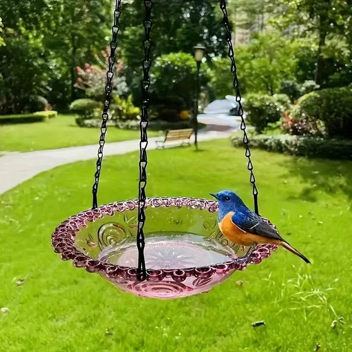 🥳2026 HOT SALE🥳💞50K+ SOLD!🐦🌧️ 50% OFF! Vintage-Style Bird Feeder with Bath – Hangs anywhere, easy to fill. Attracts robins &amp; blue tits. Perfect for nature lovers. 🏡✨