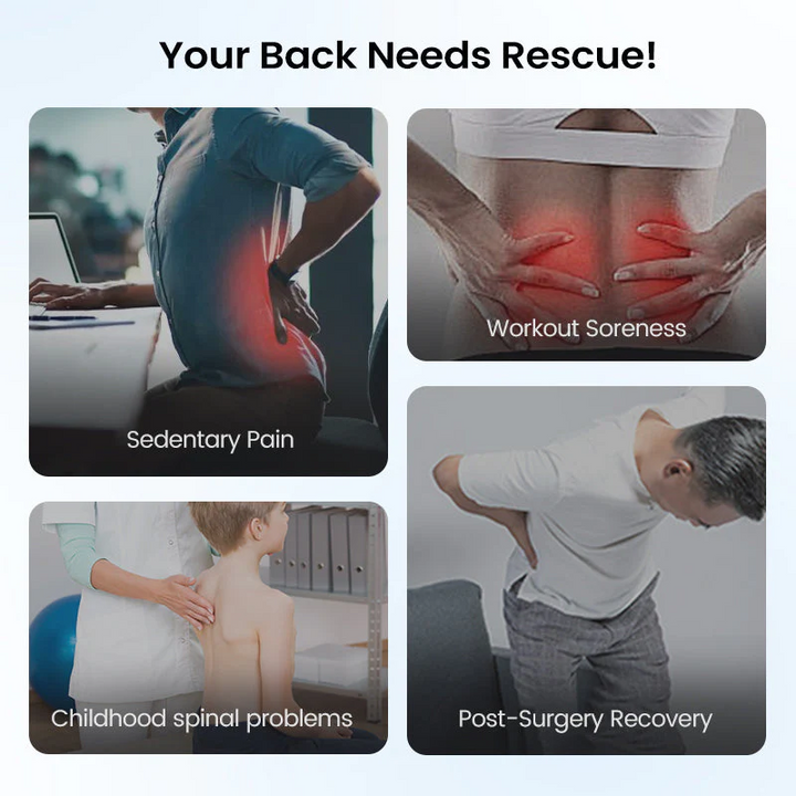 🩹 50% OFF FLASH SALE ! ⚡ Lumbar Stretcher – Ergonomic Spine Support, Adjustable Stretching Levels, Lightweight &amp; Portable 🪑