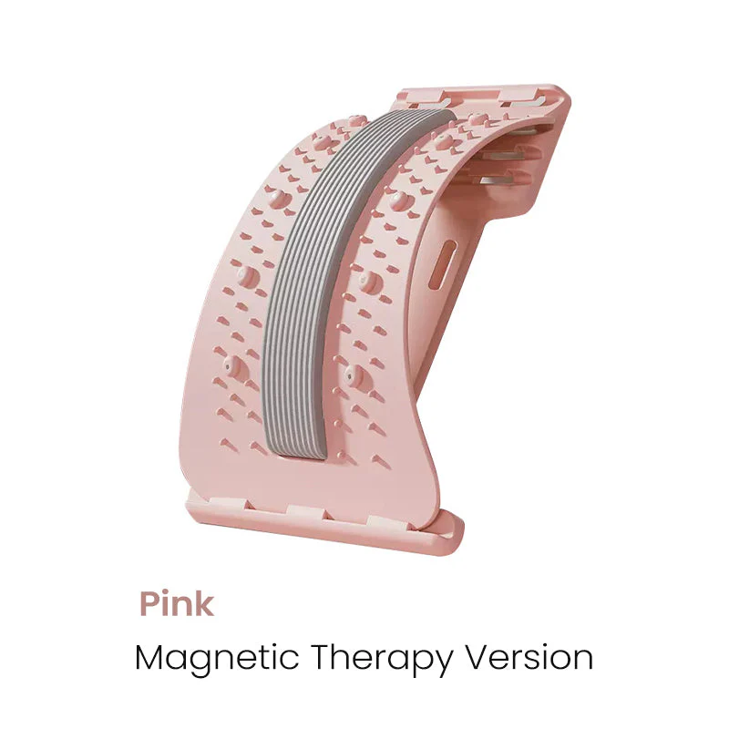 🩹 50% OFF FLASH SALE ! ⚡ Lumbar Stretcher – Ergonomic Spine Support, Adjustable Stretching Levels, Lightweight &amp; Portable 🪑