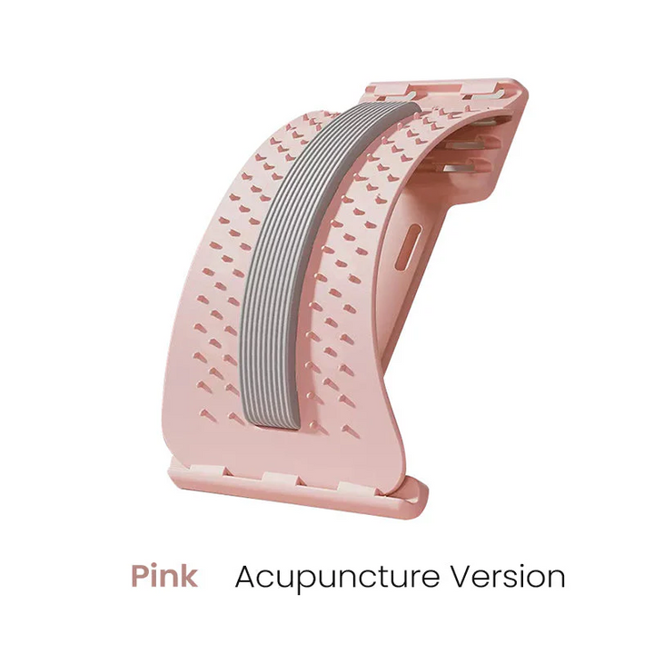 🩹 50% OFF FLASH SALE ! ⚡ Lumbar Stretcher – Ergonomic Spine Support, Adjustable Stretching Levels, Lightweight &amp; Portable 🪑