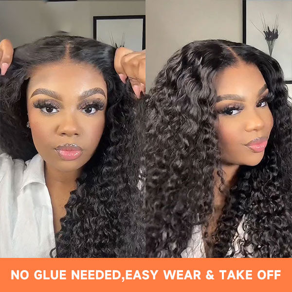 ISEE HAIR Human Hair Crochet Extensions Miracle Knots Pre-Separated 50g/Pack – Knotless Boho Braids, 4-5 Packs for Full Head, Multiple Curly &amp; Wave Textures