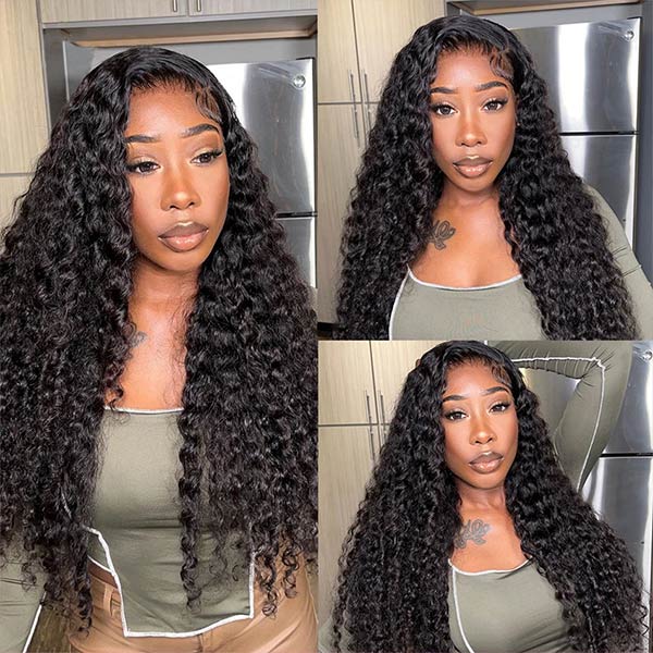 ISEE HAIR Human Hair Crochet Extensions Miracle Knots Pre-Separated 50g/Pack – Knotless Boho Braids, 4-5 Packs for Full Head, Multiple Curly &amp; Wave Textures