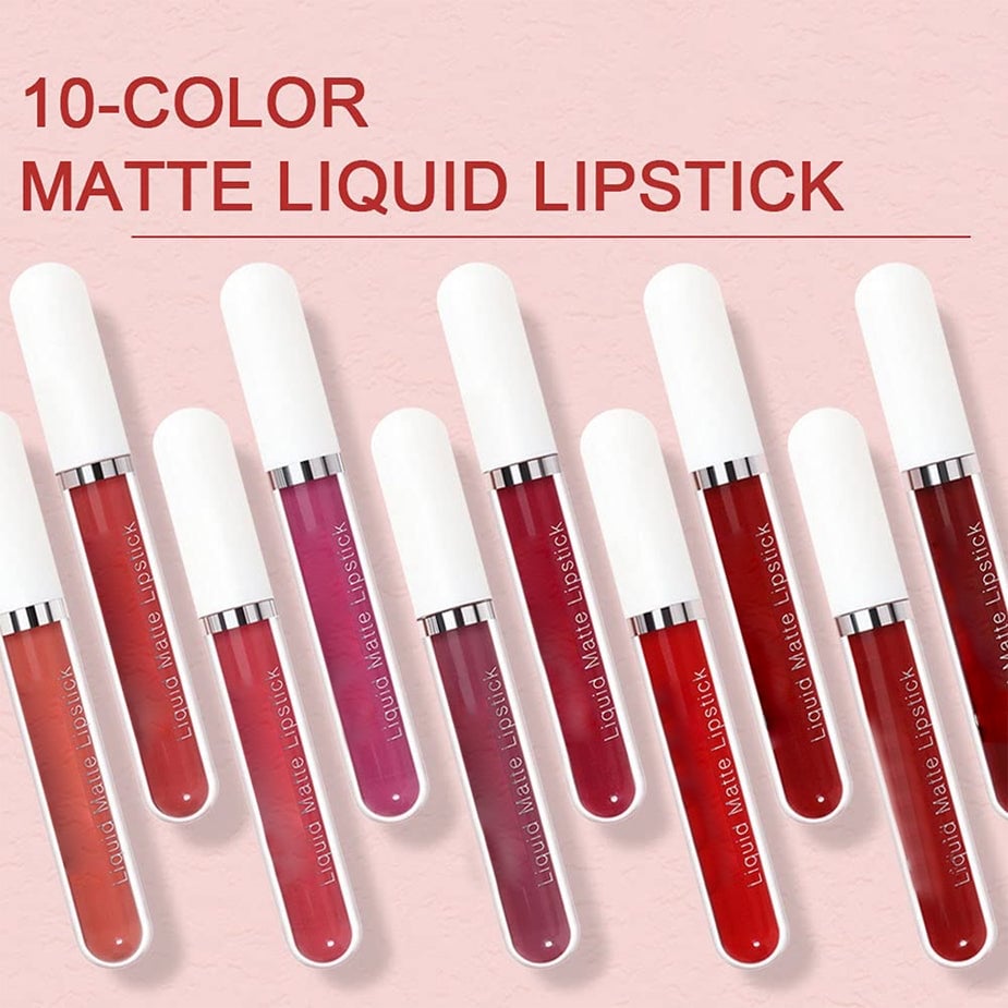 💝10 stuks matte, waterdichte, langdurige lipgloss
