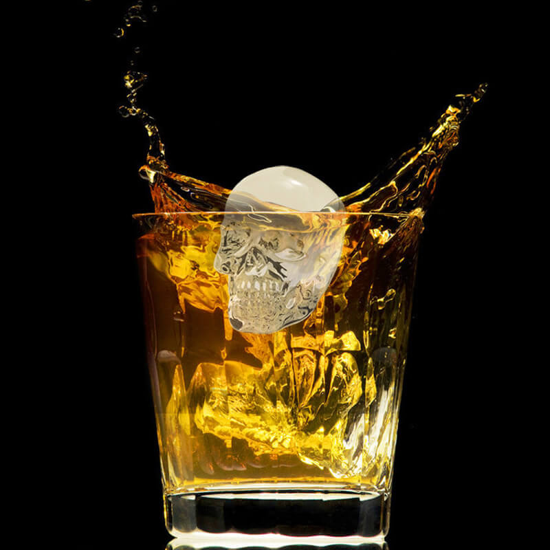 🥳2026 HETE UITVERKOOP💀🧊 50% korting! DIY siliconen ijsblokjesvorm in de vorm van een schedel – Gigantische, langzaam smeltende schedel voor whisky en cocktails. &amp;  meer.✨