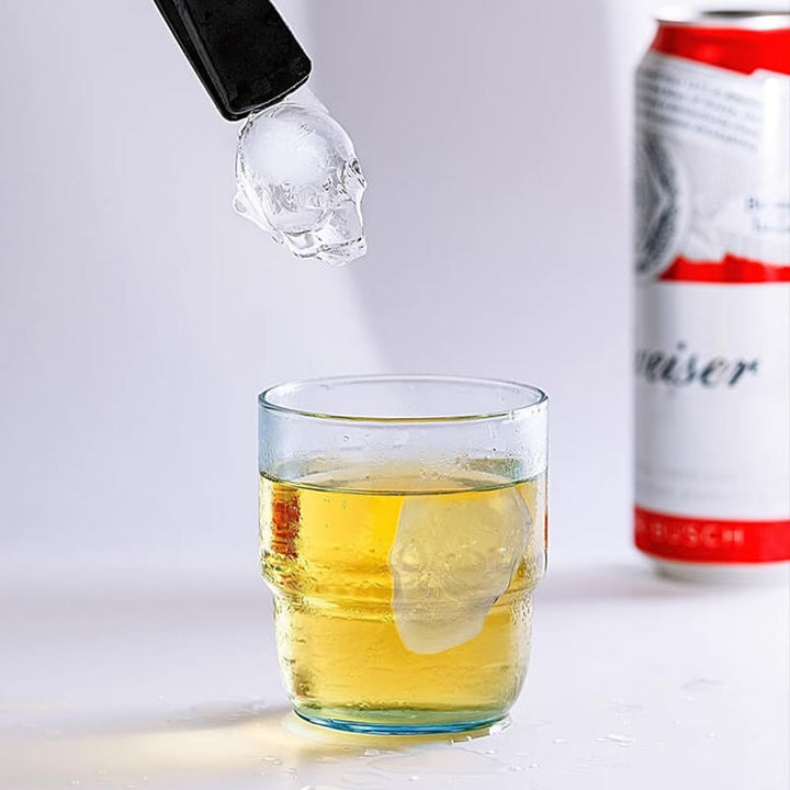 🥳2026 HETE UITVERKOOP💀🧊 50% korting! DIY siliconen ijsblokjesvorm in de vorm van een schedel – Gigantische, langzaam smeltende schedel voor whisky en cocktails. &amp;  meer.✨