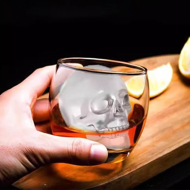 🥳2026 HETE UITVERKOOP💀🧊 50% korting! DIY siliconen ijsblokjesvorm in de vorm van een schedel – Gigantische, langzaam smeltende schedel voor whisky en cocktails. &amp;  meer.✨