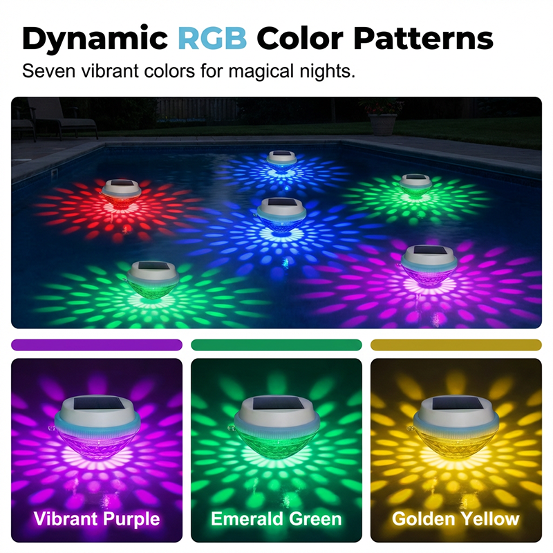 BUY 2 GET 1 FREE LED Solar Floating Pool Light
