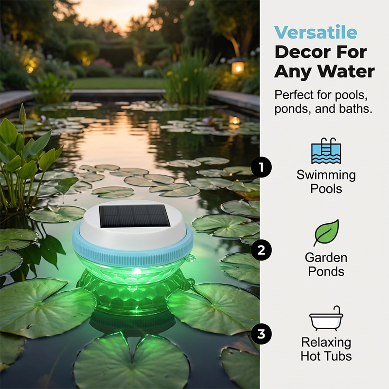 BUY 2 GET 1 FREE LED Solar Floating Pool Light