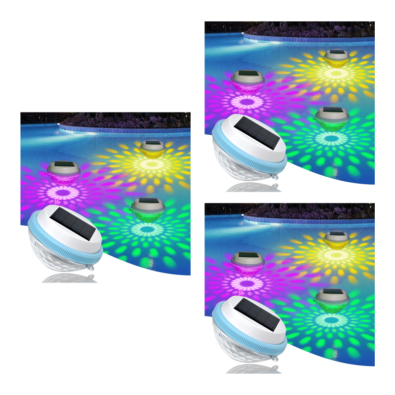 BUY 2 GET 1 FREE LED Solar Floating Pool Light