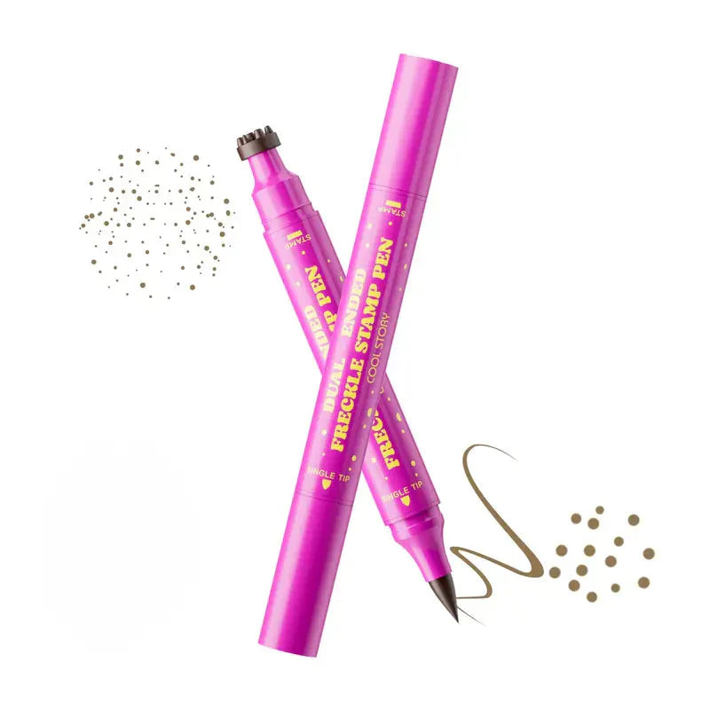 💗LAST DAY - BUY 1 GET 1 FREE💗Waterproof Freckles Pen: Faux Freckle Stamp and Fine Tip Eyeliner for Realistic, Long-Lasting Freckles and Effortless Makeup, Perfect for Daily Wear and Cosplay
