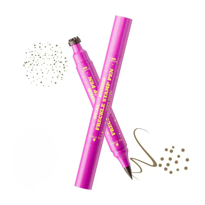 💗LAST DAY - BUY 1 GET 1 FREE💗Waterproof Freckles Pen: Faux Freckle Stamp and Fine Tip Eyeliner for Realistic, Long-Lasting Freckles and Effortless Makeup, Perfect for Daily Wear and Cosplay