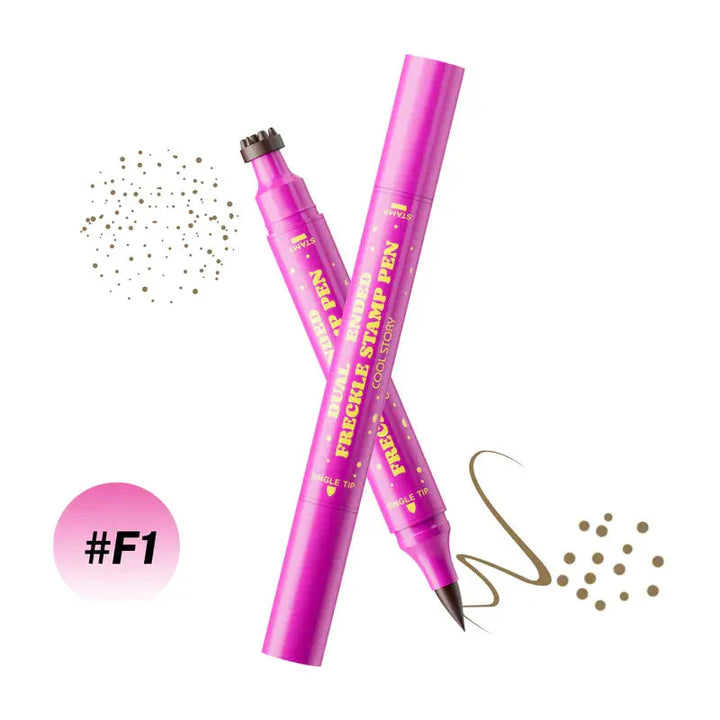 💗LAST DAY - BUY 1 GET 1 FREE💗Waterproof Freckles Pen: Faux Freckle Stamp and Fine Tip Eyeliner for Realistic, Long-Lasting Freckles and Effortless Makeup, Perfect for Daily Wear and Cosplay