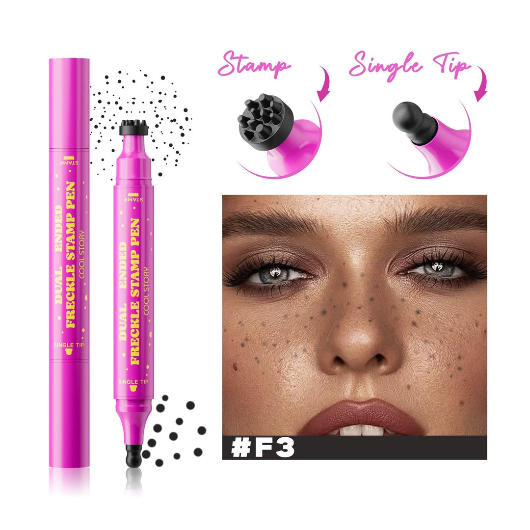 💗LAST DAY - BUY 1 GET 1 FREE💗Waterproof Freckles Pen: Faux Freckle Stamp and Fine Tip Eyeliner for Realistic, Long-Lasting Freckles and Effortless Makeup, Perfect for Daily Wear and Cosplay