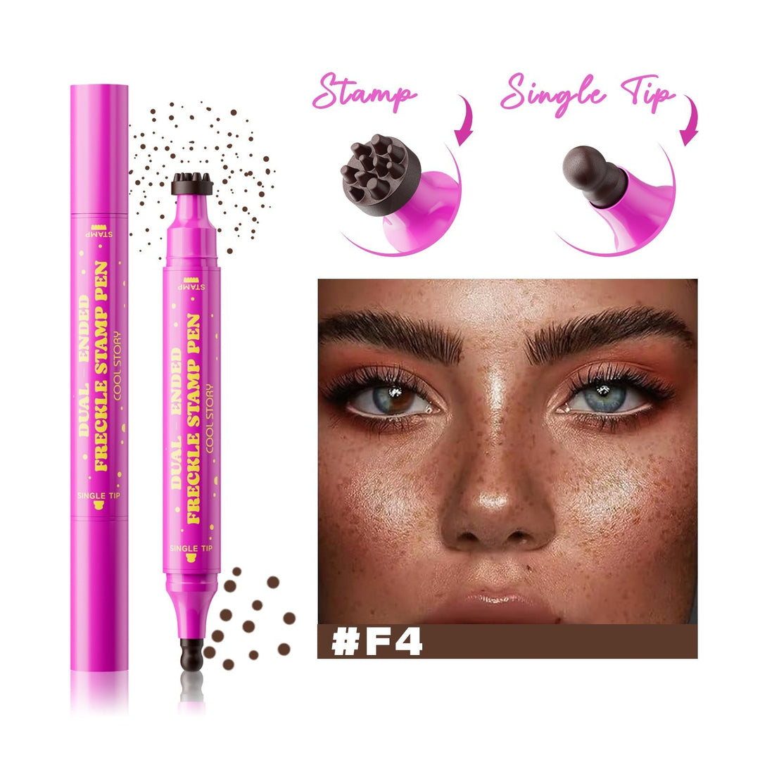 💗LAST DAY - BUY 1 GET 1 FREE💗Waterproof Freckles Pen: Faux Freckle Stamp and Fine Tip Eyeliner for Realistic, Long-Lasting Freckles and Effortless Makeup, Perfect for Daily Wear and Cosplay