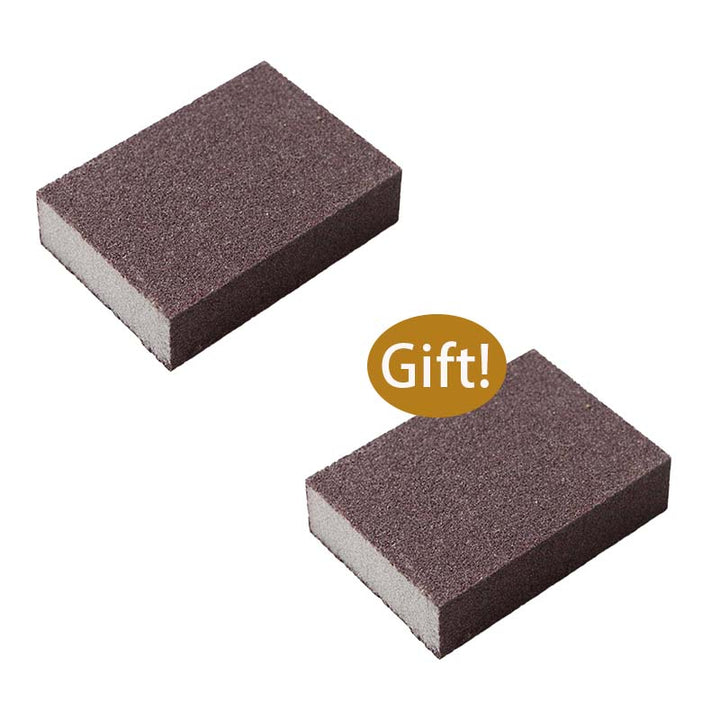 🥳2026 HOT SALE🥳💞50K+ SOLD!🧽🔥 50% OFF! Emery Sponge Scrubber – Removes burnt grease &amp; rust instantly. Flexible &amp; durable, ergonomic handle. A heavy-duty cleaning essential. 🍳✨