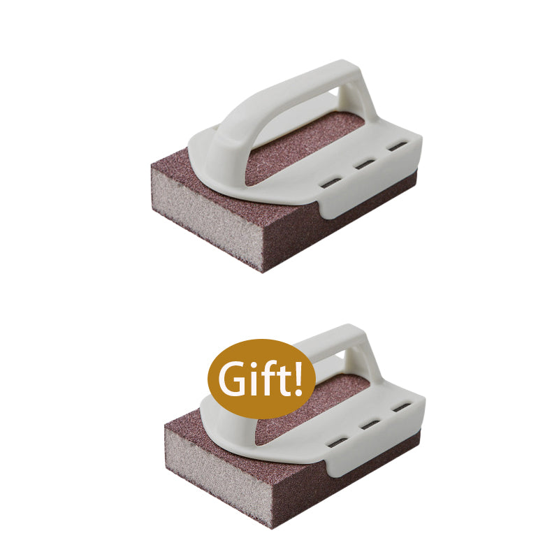 🥳2026 HOT SALE🥳💞50K+ SOLD!🧽🔥 50% OFF! Emery Sponge Scrubber – Removes burnt grease &amp; rust instantly. Flexible &amp; durable, ergonomic handle. A heavy-duty cleaning essential. 🍳✨