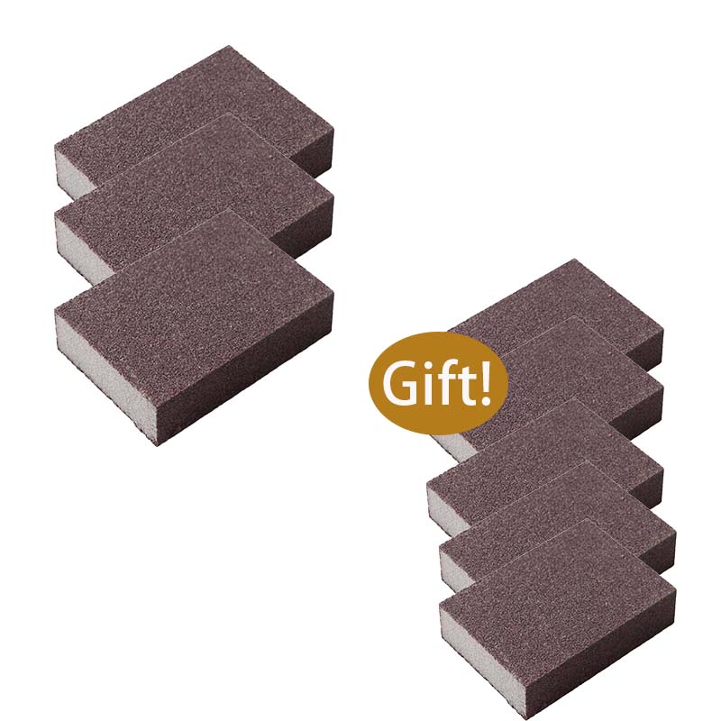 🥳2026 HOT SALE🥳💞50K+ SOLD!🧽🔥 50% OFF! Emery Sponge Scrubber – Removes burnt grease &amp; rust instantly. Flexible &amp; durable, ergonomic handle. A heavy-duty cleaning essential. 🍳✨