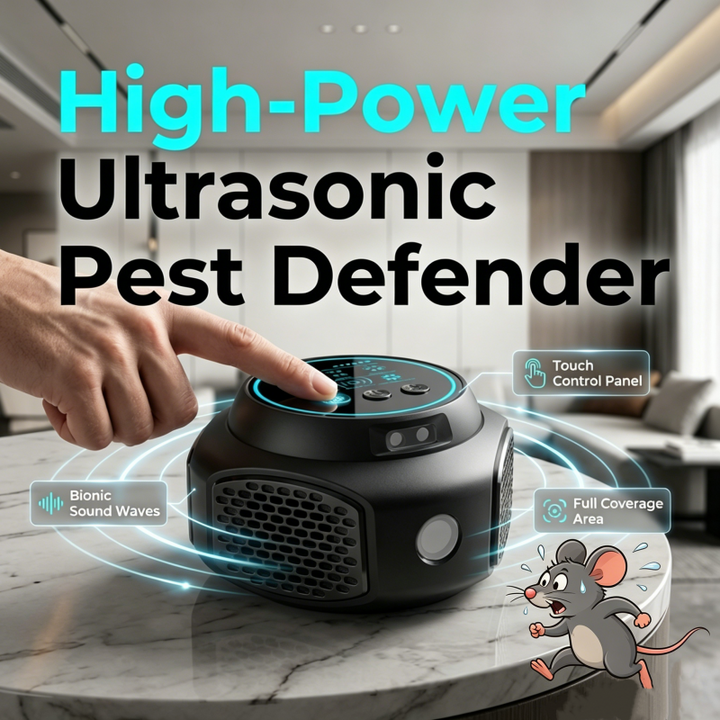 ⚡【Dispositivo repellente per parassiti ad ultrasuoni ad alta potenza】— Ratti e scarafaggi se ne andranno da soli, senza sostanze chimiche né uccisioni! 🚫🐭