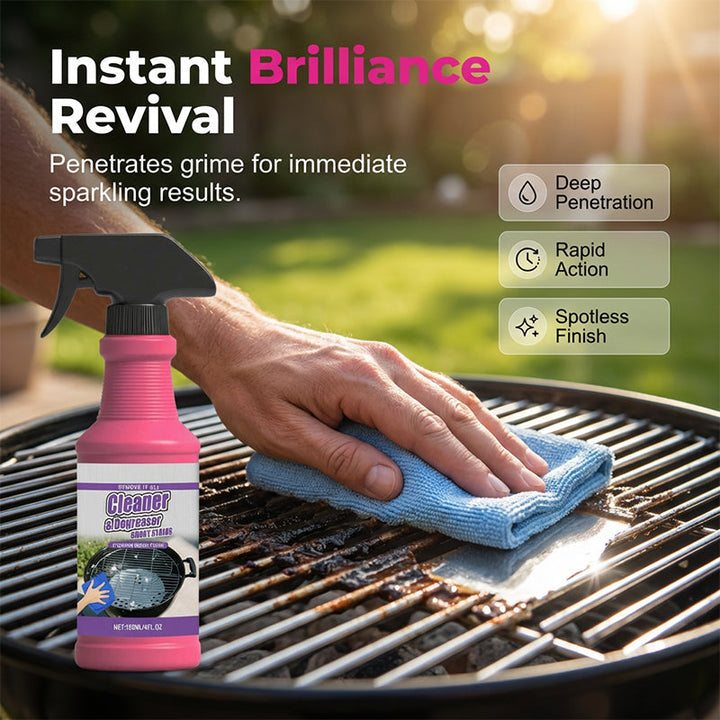 Schnell wirkendes Hochleistungs-Grill-Entfettungsspray