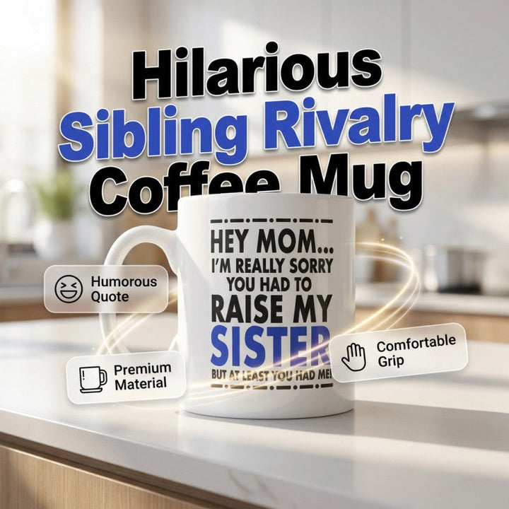 Novelty Ceramic Mug - Funny Gift for Mother