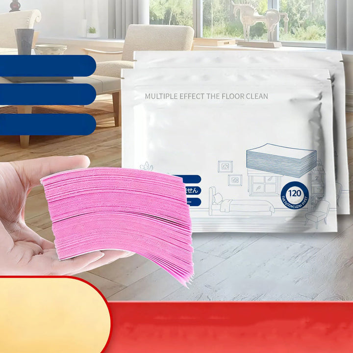 🥳2026 HOT SALE🥳💞50K+ SOLD!⏳✨ 50% OFF! Water‑Soluble Floor Sheets – Just drop in water, no measuring. Cleans &amp; shines all floors. Safe &amp; streak‑free. 120 sheets pack. Your daily helper. 🧹💧