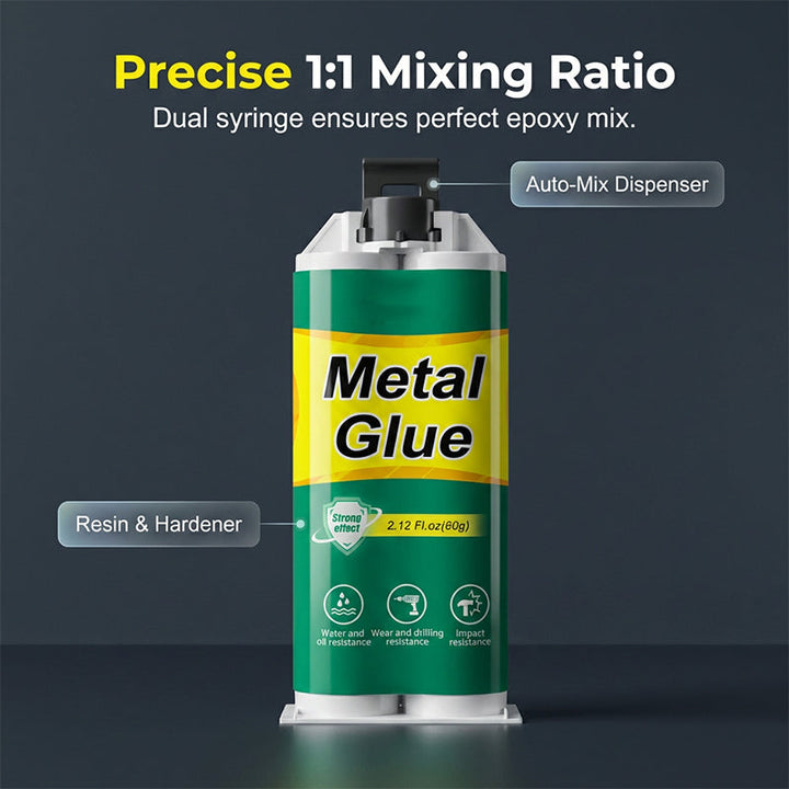 🛠️ High-Strength AB Metal Repair Glue – Fast, Durable &amp; Perfect for All Repairs